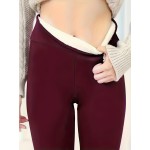 Women's High Elastic Fleece Leggings - Warm, Comfortable, and Stylish Activewear