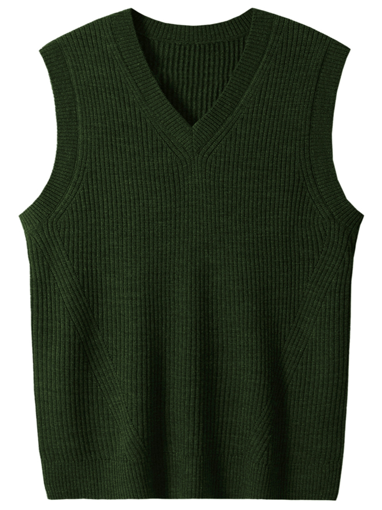 mens v neck sweater vest pullover solid color sleeveless sweaters vest preppy style details 4