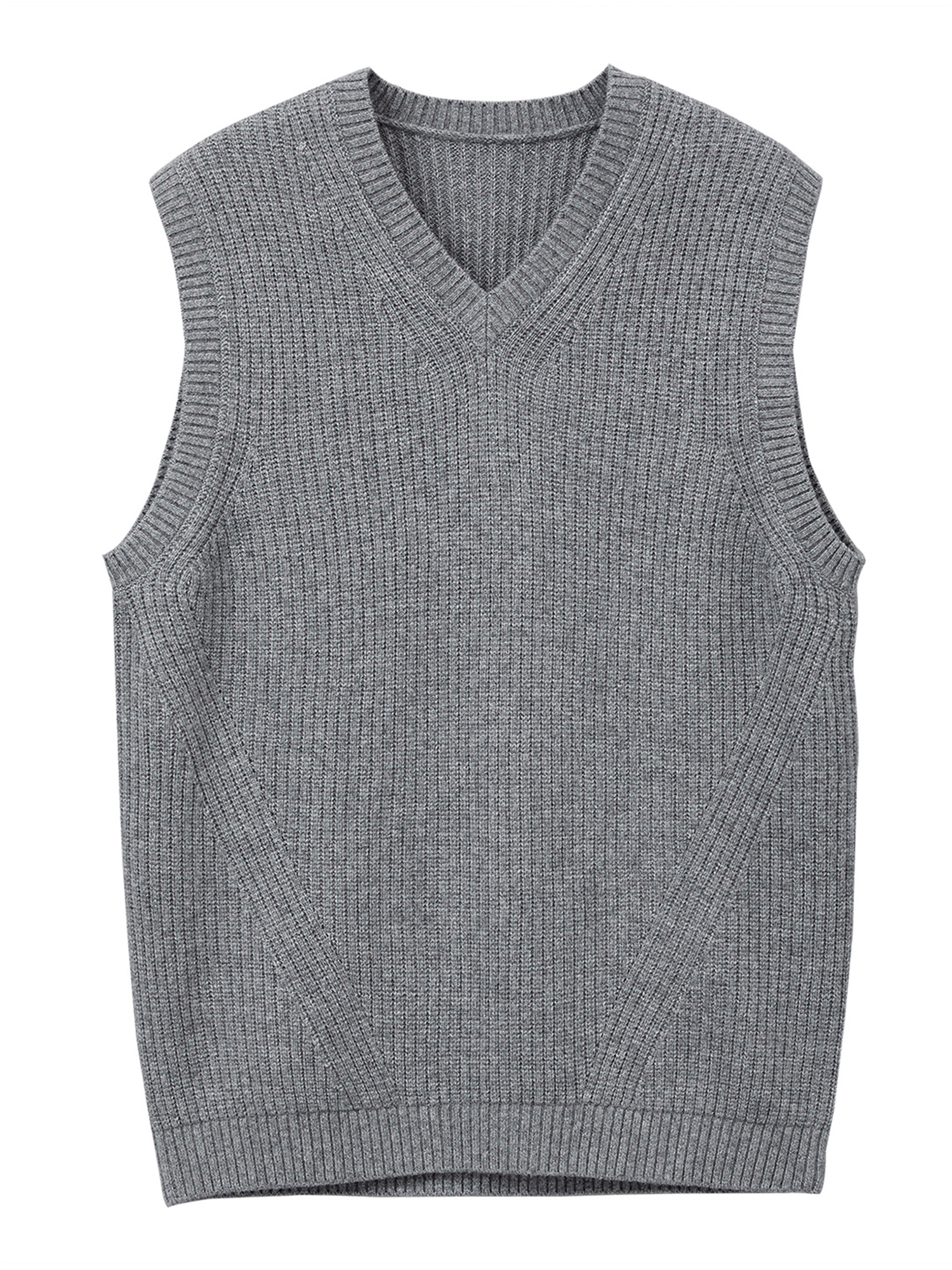 mens v neck sweater vest pullover solid color sleeveless sweaters vest preppy style details 28